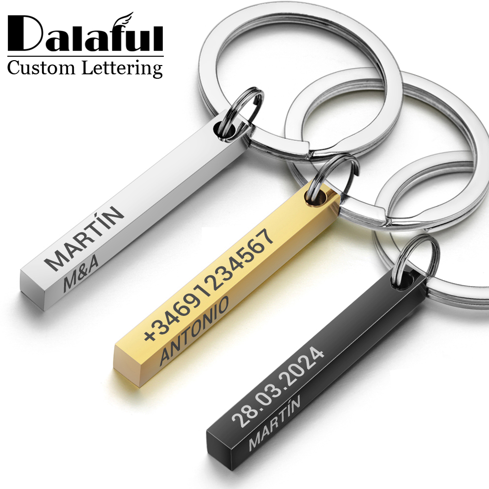 3D Printing Keychain - Spersonalizowane breloki ze stali nierdzewnej 3D