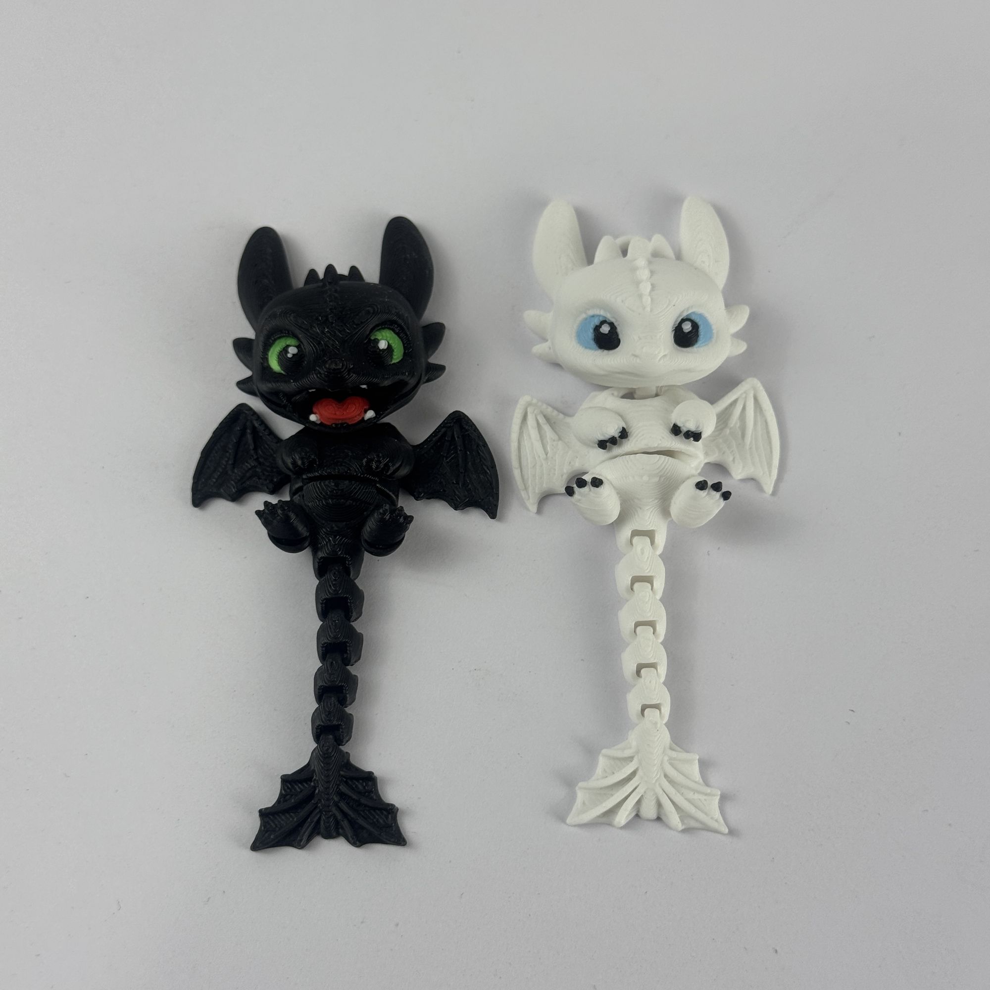 3D Printing Dragon - Drukowany w 3D ruchomy brelok-smok Nocna