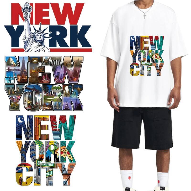3D Printing Vinyl - New York literki DTF folia winylowa