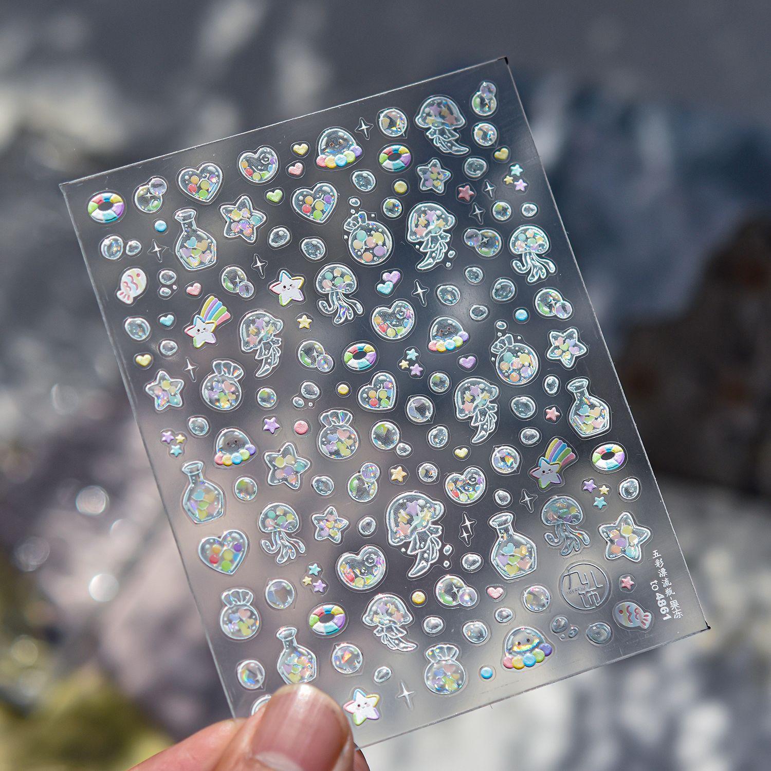 Kolorowe naklejki na paznokcie – 3D Printing Epoxy Resin recenzja i cena