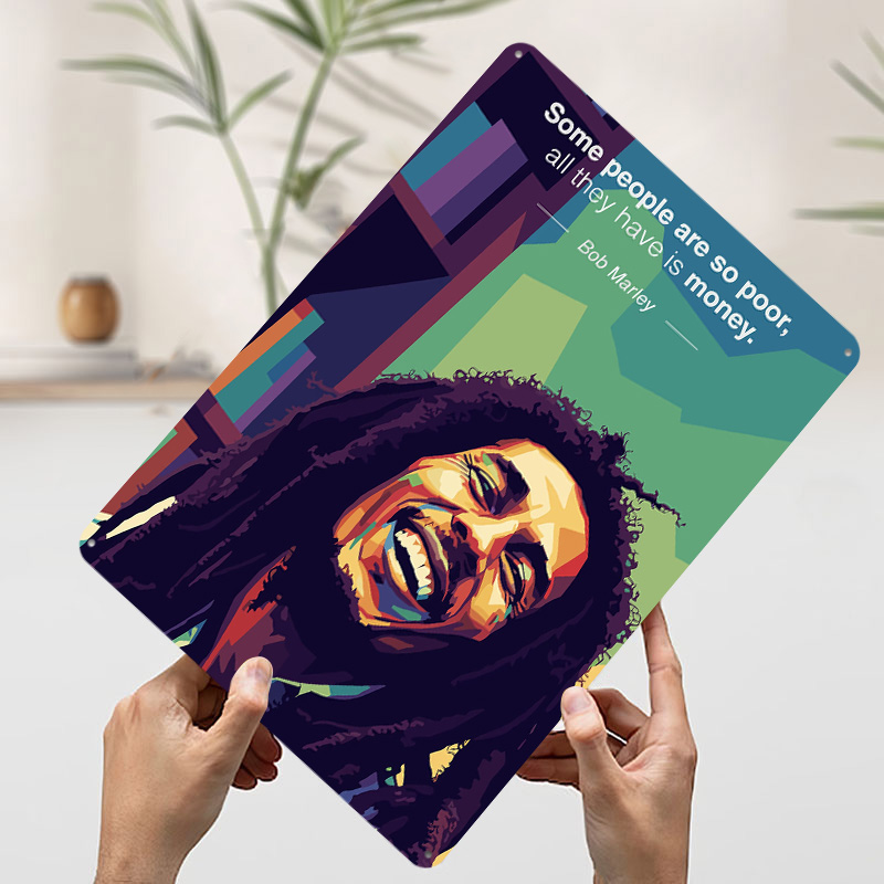 Cytat Boba Marleya Pop Art Tek – 3D Printing Quote recenzja i cena