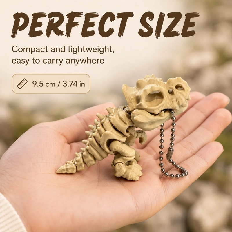 Nowy model szkieletu Tyranozau – 3D Printing Keychain recenzja i cena