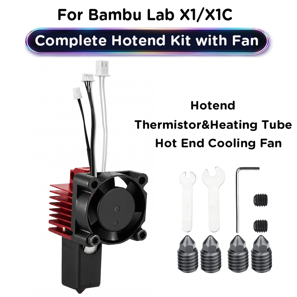 Kompletny zestaw hotendu typu  – 3D Printing X1 Carbon recenzja i cena