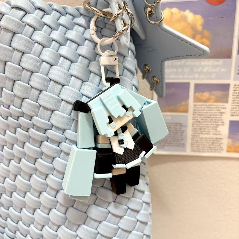 Anime Hatsune Miku 3D Drukowan – 3D Printing Keychain recenzja i cena