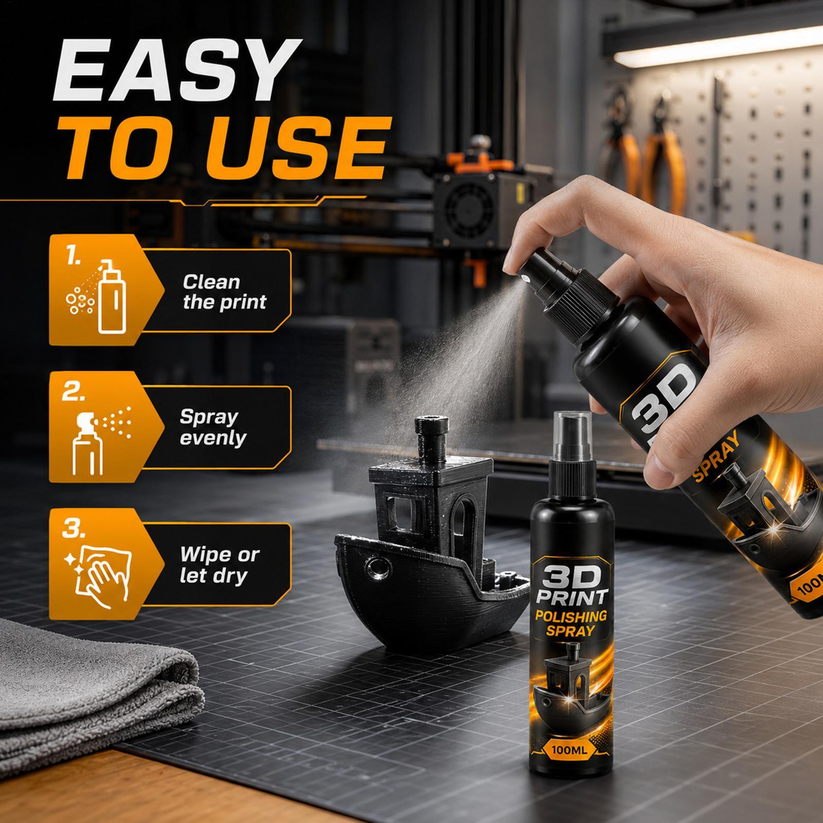 Spray do polerowania wydruków  – 3D Printing Technology recenzja i cena