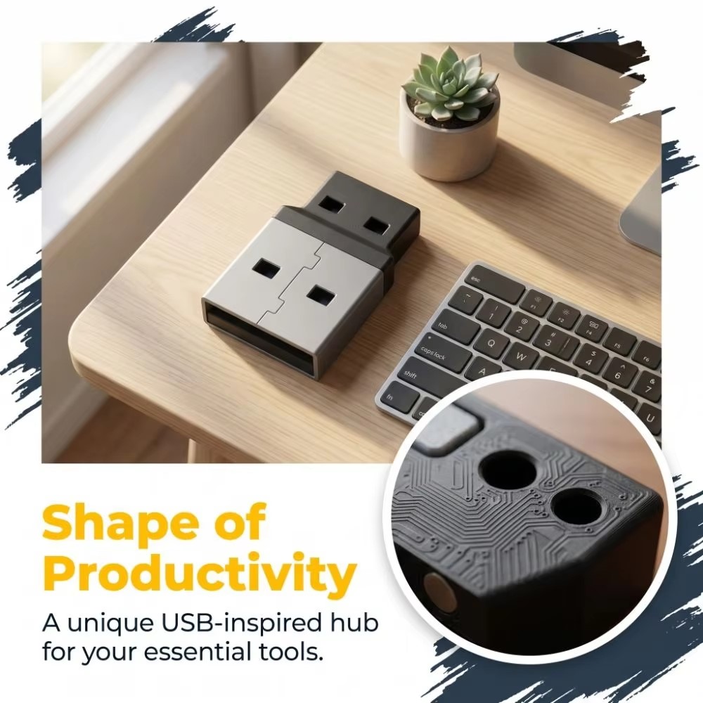 Druk 3D, uchwyt na notatki sam – 3D Printing Template recenzja i cena